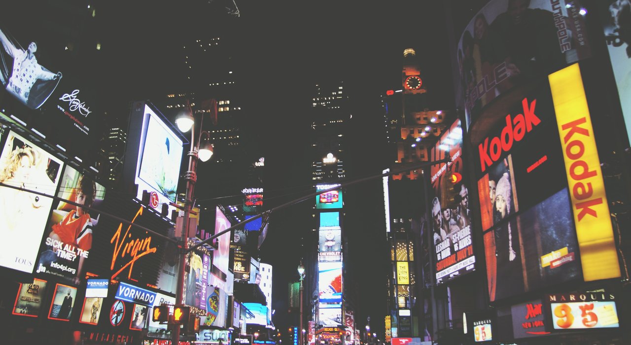 Ansicht des Times Square in New York